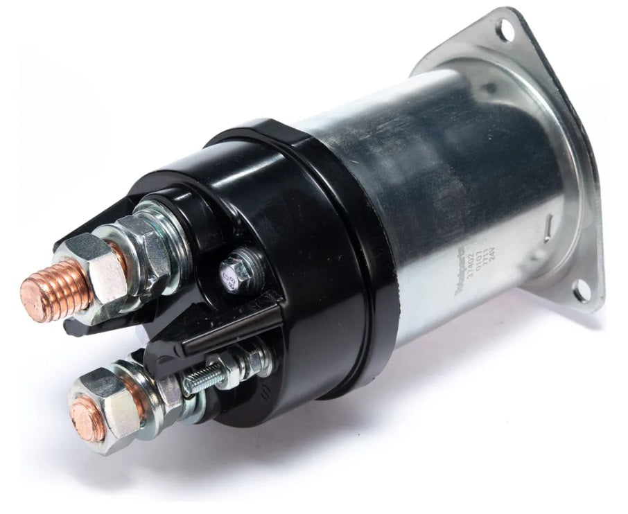 SOLENOIDE PARA MARCHA DELCO SERIE 42MT 24 VOLTS ( 2 BORNES DE 1/2 2 TORNILLOS 10/32 ) ( 1115595 )