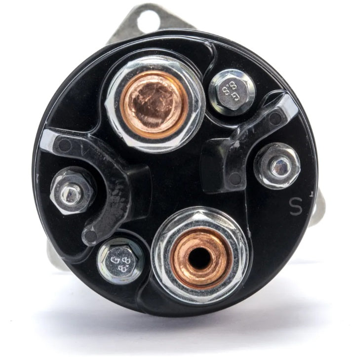 SOLENOIDE PARA MARCHA DELCO SERIE 37MT 12 VOLTS ( 2 BORNES 1/2 1 PERFORADO 2 TORNILLOS 10/32 ) ( 1115618 )